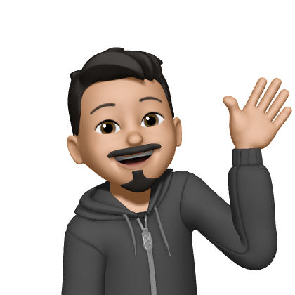 Memoji of Talel waving